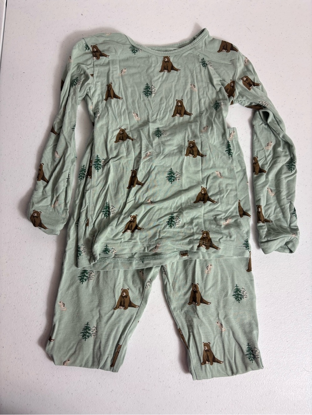 Kyte Baby Retired Trail Two Piece Bamboo Pajama Set Size 6T